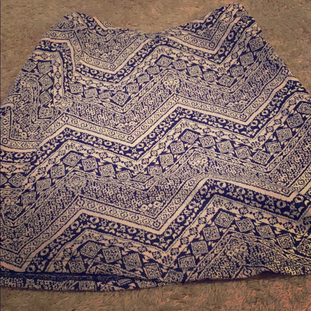 Navy blue skirt